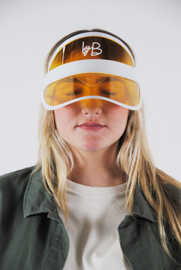Casquette visière jaune