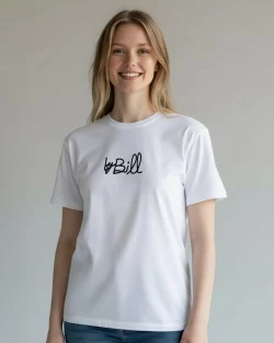 T-shirt blanc - byBill