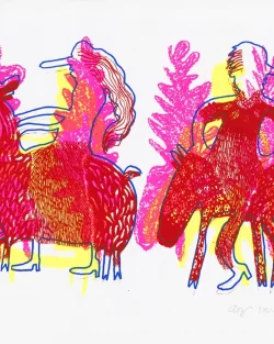 SERIGRAPHIE - Bobby et Yvonne causent météo