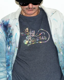 T-shirt Gris foncé chiné - Big Bisous